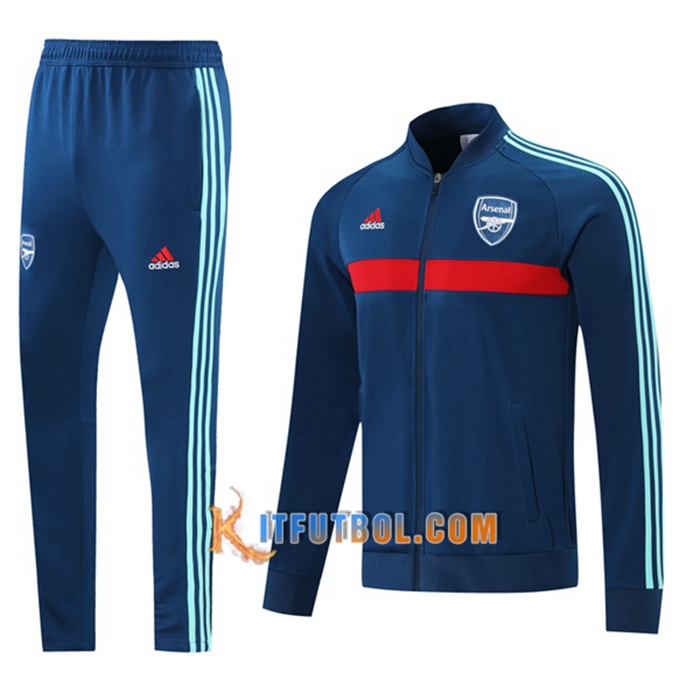 Chandal Equipos De Futbol - Chaqueta FC Arsenal Azul Marino/Rojo 2021/2022