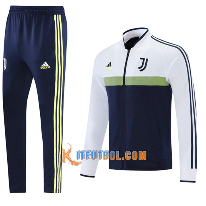 Chandal Equipos De Futbol - Chaqueta Juventus Blanca/Azul Marino 2021/2022
