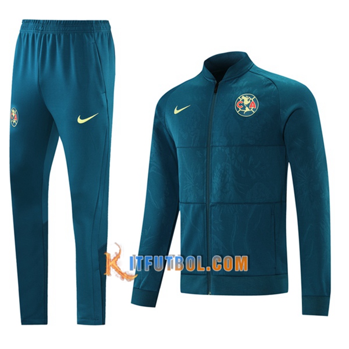 Chandal Equipos De Futbol - Chaqueta Club America Verde Oscuro 2021/2022