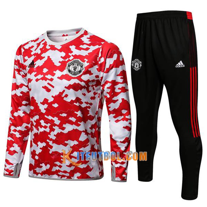 Chandal Equipos De Futbol Manchester United Rojo/Blanca 2021/2022