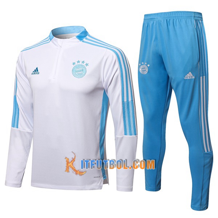 Chandal Equipos De Futbol Bayern Munich Blanca/Azul 2021/2022