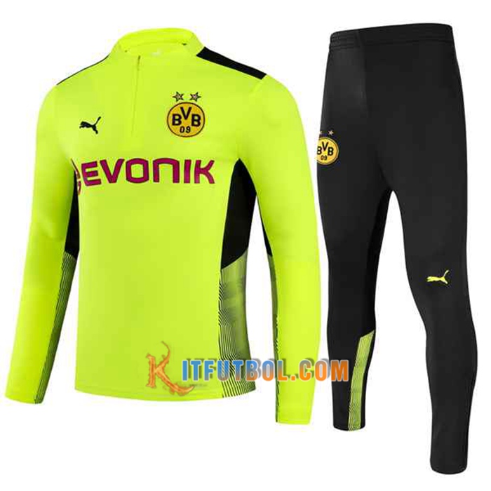 Chandal Equipos De Futbol Dortmund BVB Verde/Negro 2021/2022