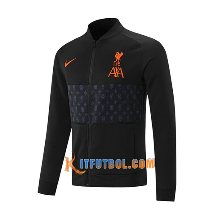 Chaquetas Futbol FC Liverpool Negro/Gris 2021/2022
