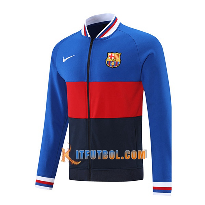 Chaquetas Futbol FC Barcelona Azul/Rojo 2021/2022