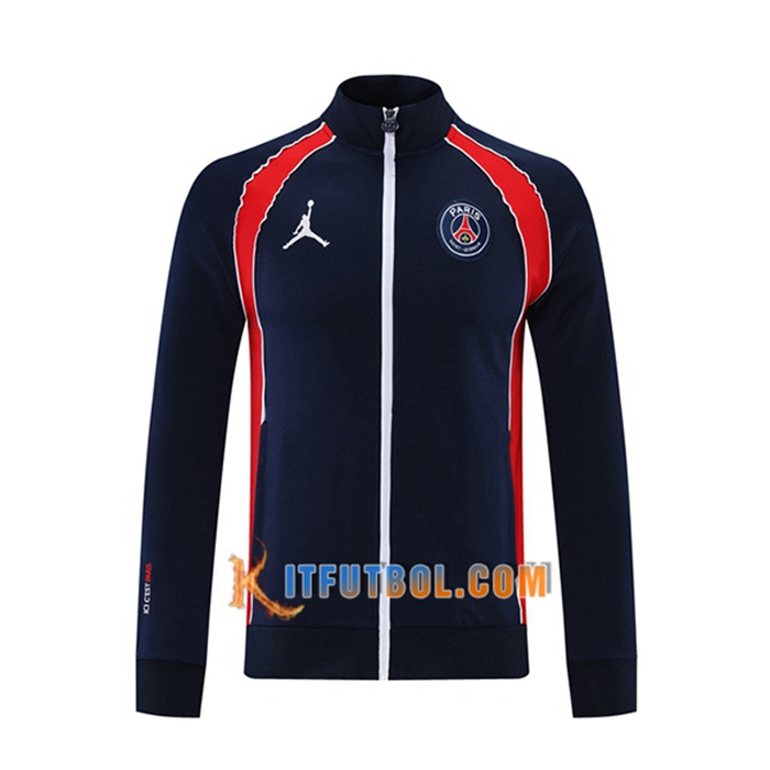 Chaquetas Futbol Jordan PSG Rojo/Negro 2021/2022