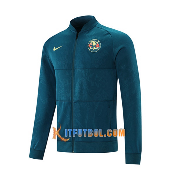 Chaquetas Futbol Club America Verde Oscuro 2021/2022
