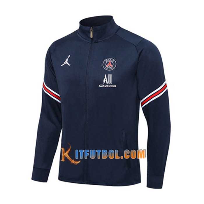 Chaquetas Futbol Jordan PSG Azul Marino 2021/2022 -2