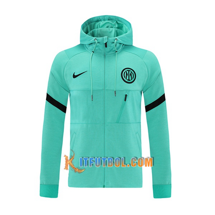 Chaqueta Con Capucha Inter Milan Verde 2021/2022