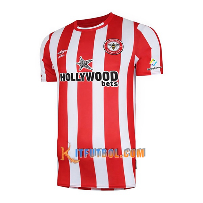 Camiseta Futbol Brentford Titular 2021/2022