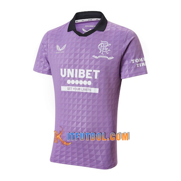 Camiseta Futbol Rangers FC Tercero 2021/2022