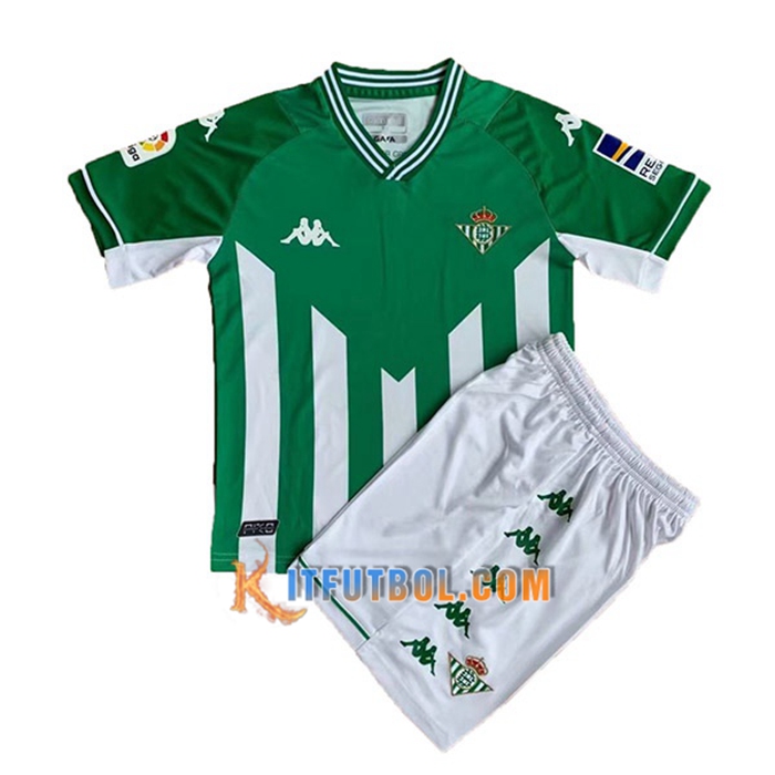 Camiseta Futbol Real Betis Ninos Titular 2021/2022