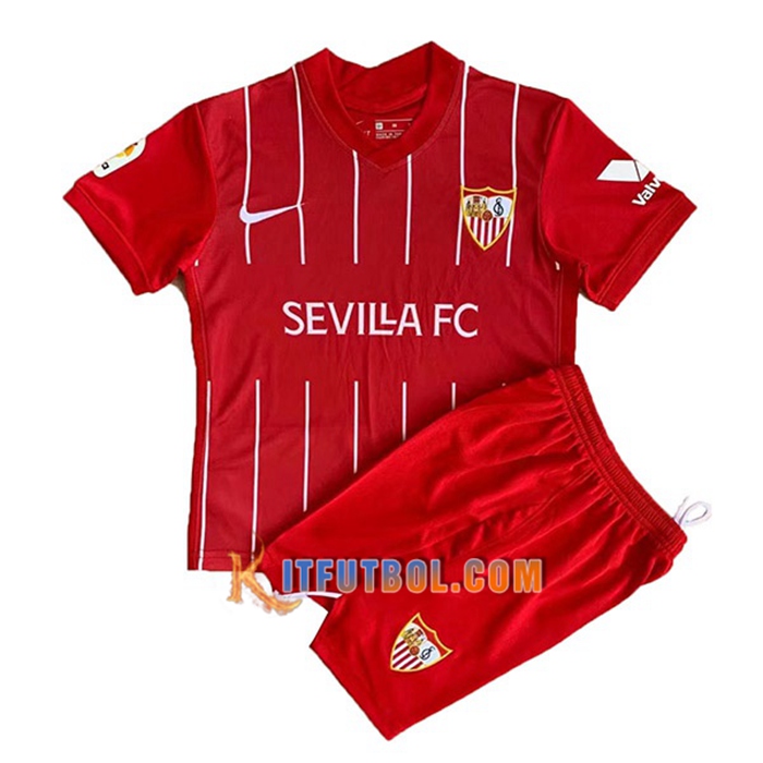 Camiseta Futbol Sevilla FC Ninos Alternativo 2021/2022