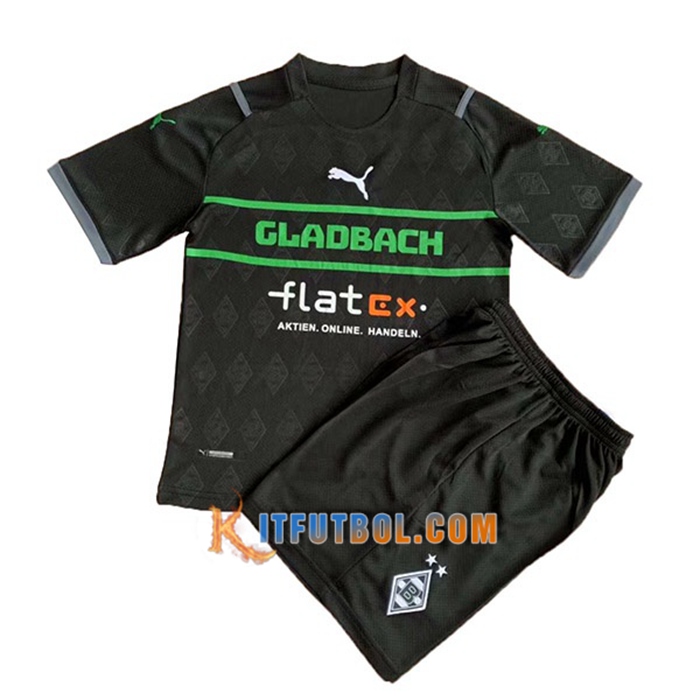 Camiseta Futbol Mönchengladbach Ninos Tercero 2021/2022