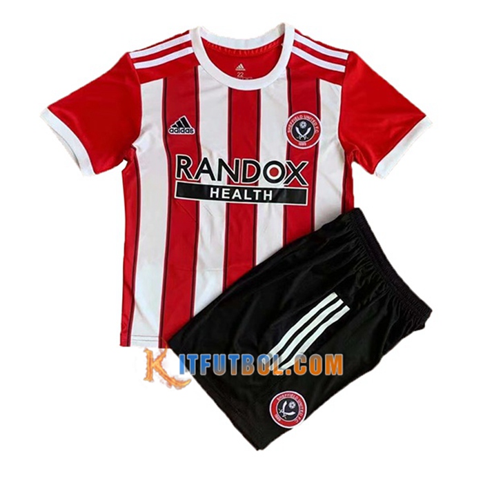 Camiseta Futbol Sheffield United Ninos Titular 2021/2022