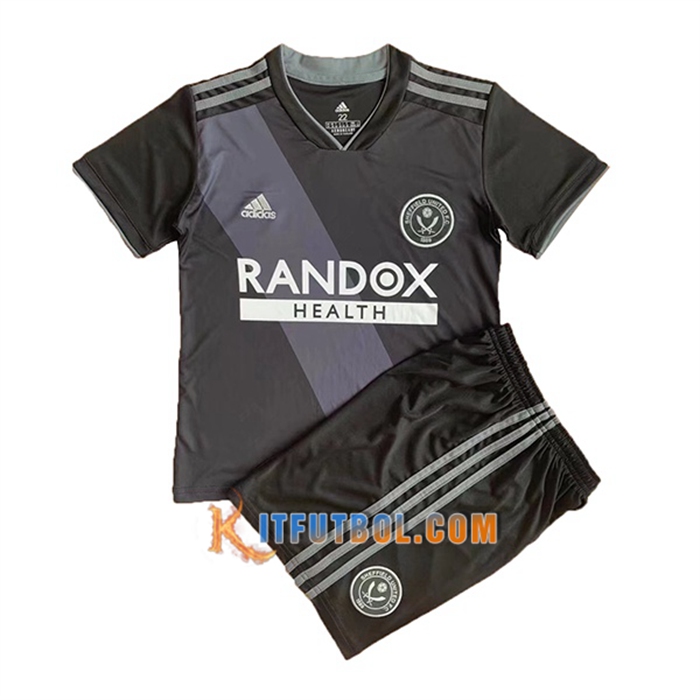 Camiseta Futbol Sheffield United Ninos Alternativo 2021/2022