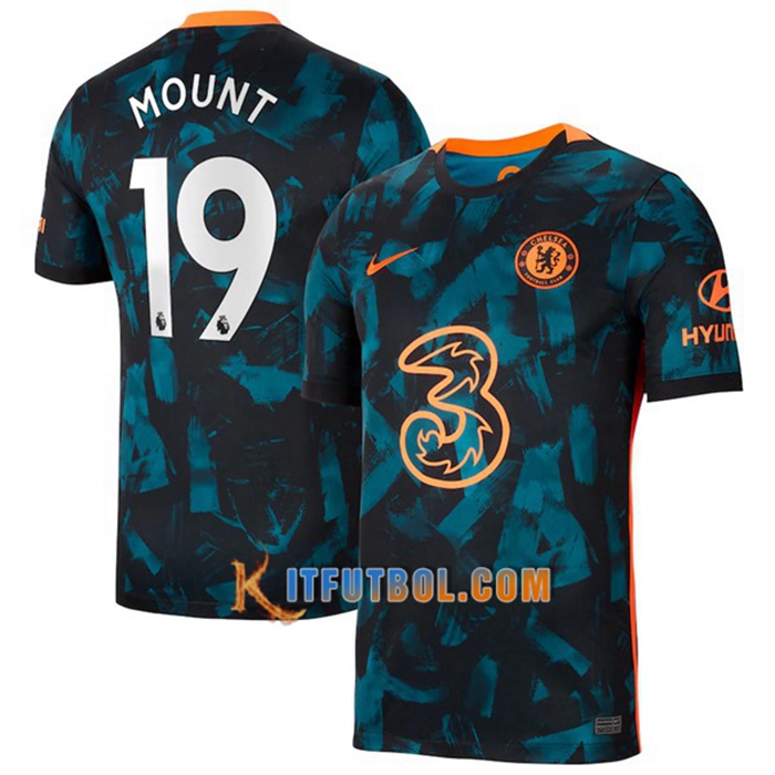 Camiseta Futbol FC Chelsea (Mount 19) Tercero 2021/2022