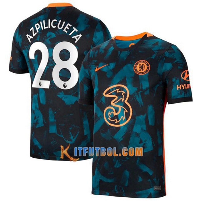 Camiseta Futbol FC Chelsea (Azpilicueta 28) Tercero 2021/2022