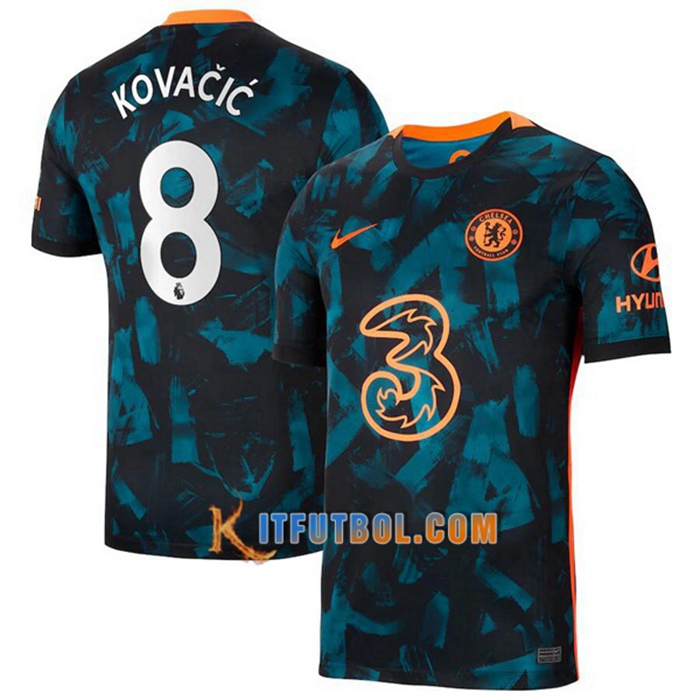 Camiseta Futbol FC Chelsea (Kovacic 8) Tercero 2021/2022