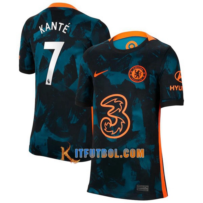 Camiseta Futbol FC Chelsea (Kante 7) Tercero 2021/2022