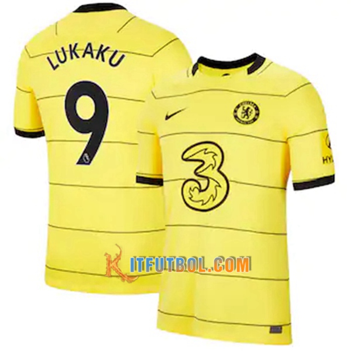 Camiseta Futbol FC Chelsea (Lukaku 9) Alternativo 2021/2022