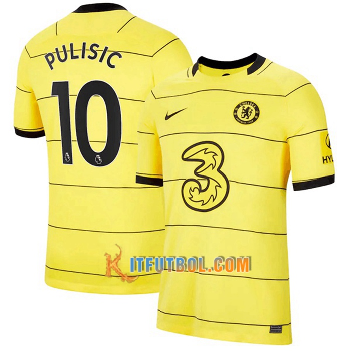 Camiseta Futbol FC Chelsea (Pulisic 10) Alternativo 2021/2022