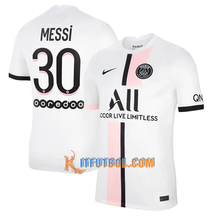 Camiseta Futbol Jordan PSG (Messi 30) Alternativo 2021/2022