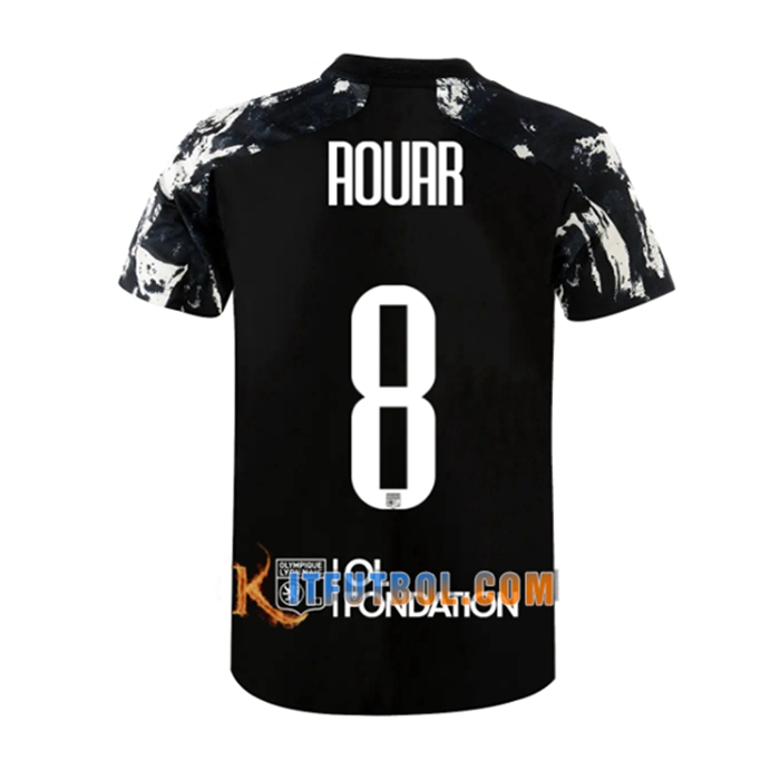 Camiseta Futbol Lyon (AOUAR 8) Tercero 2021/2022
