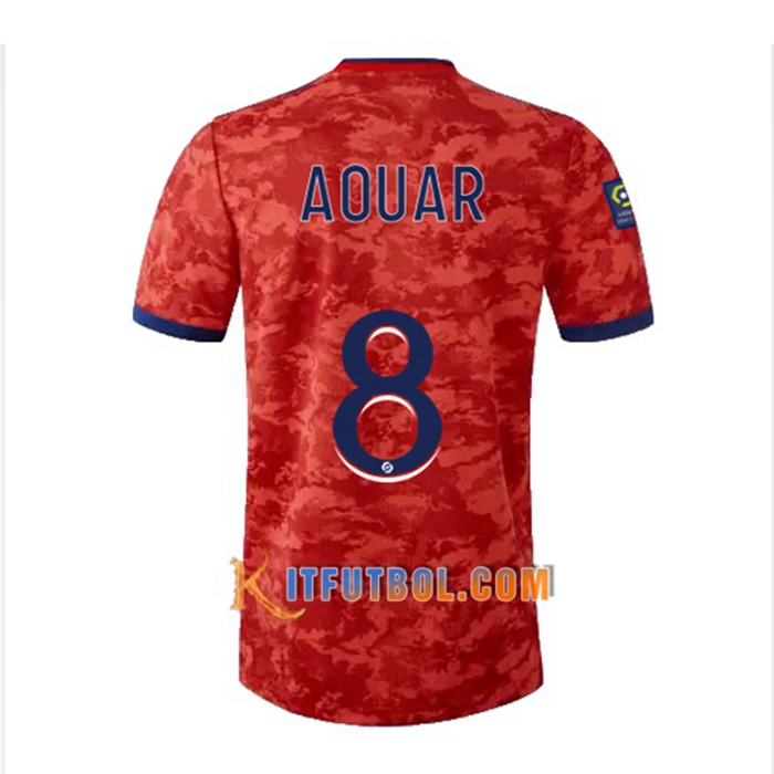 Camiseta Futbol Lyon (AOUAR 8) Alternativo 2021/2022