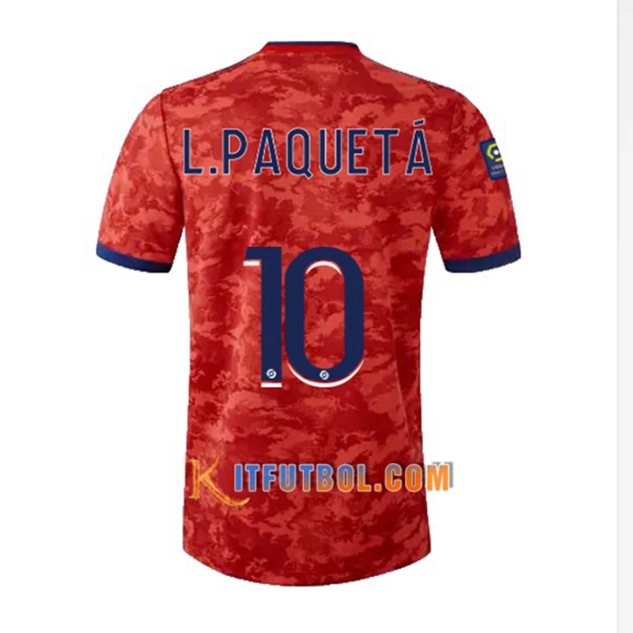 Camiseta Futbol Lyon (L.PAQUEYA 10) Alternativo 2021/2022