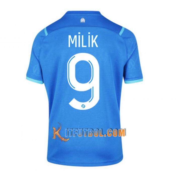 Camiseta Futbol Marsella OM (MILIK 9) Tercero 2021/2022