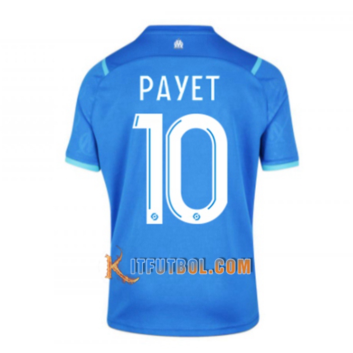 Camiseta Futbol Marsella OM (PAYET 10) Tercero 2021/2022