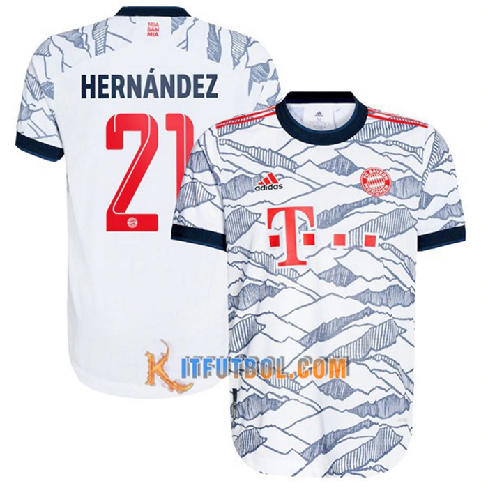 Camiseta Futbol Bayern Munich (Hernandez 21) Tercero 2021/2022