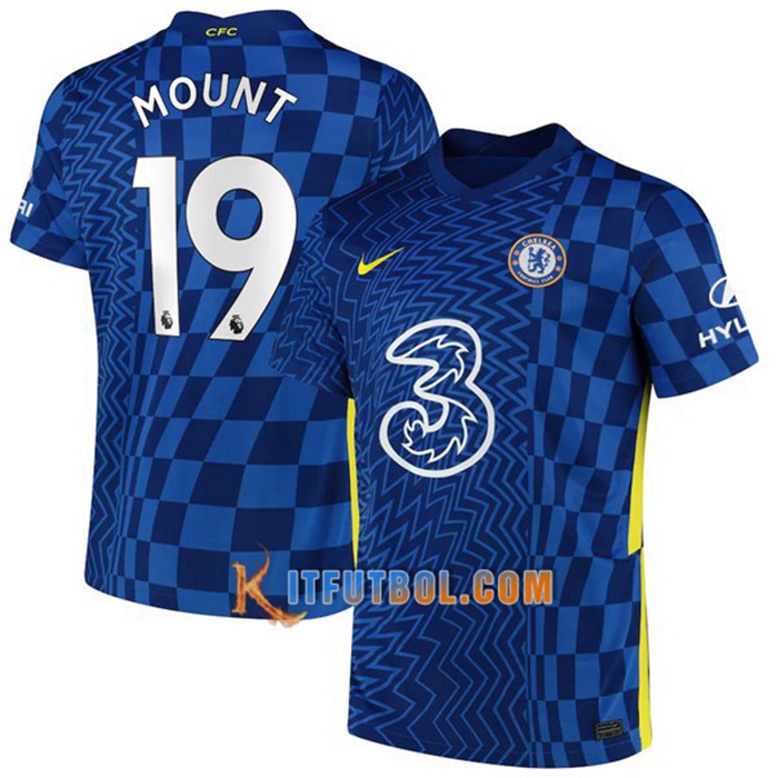 Camiseta Futbol FC Chelsea (Mount 19) Titular 2021/2022