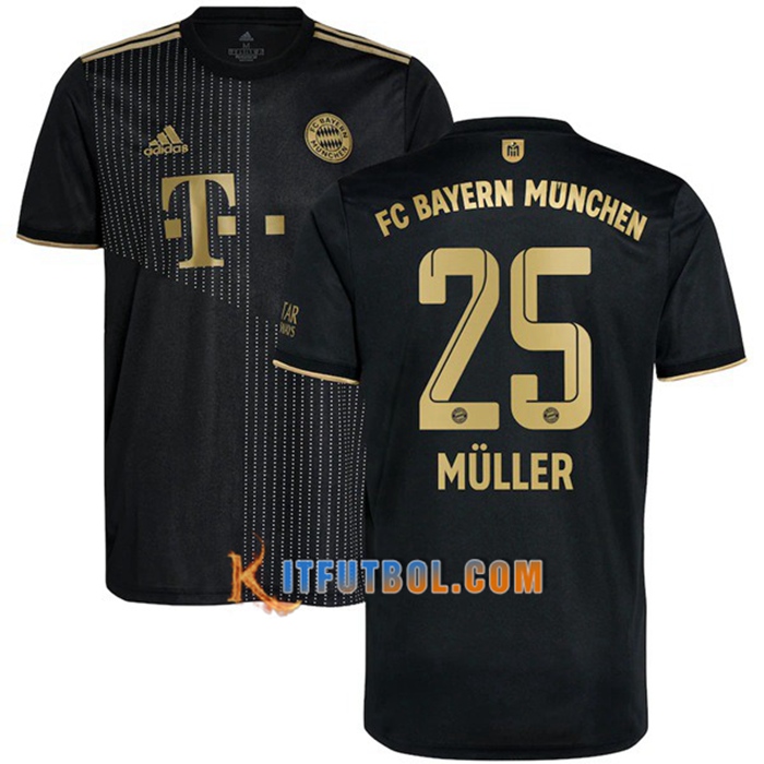 Camiseta Futbol Bayern Munich (Muller 25) Alternativo 2021/2022