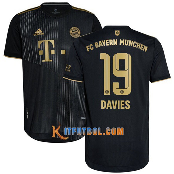 Camiseta Futbol Bayern Munich (Davies 19) Alternativo 2021/2022