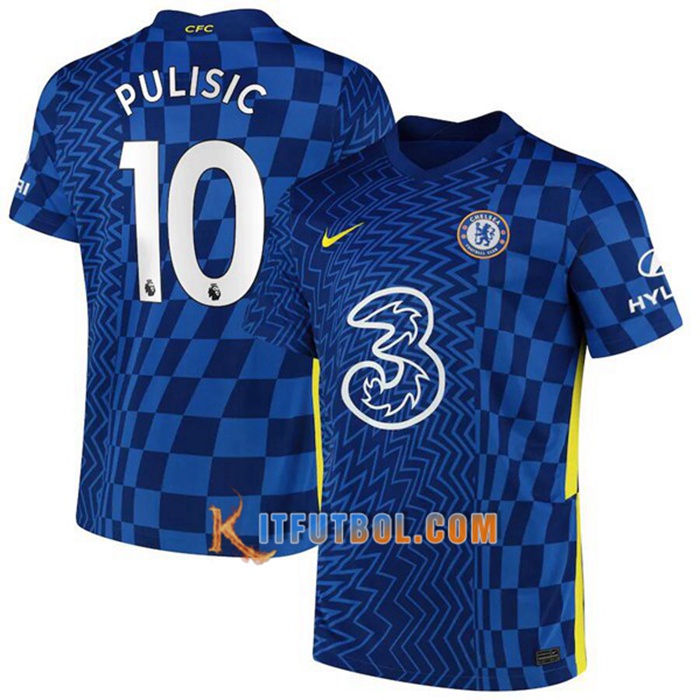 Camiseta Futbol FC Chelsea (Pulisic 10) Titular 2021/2022