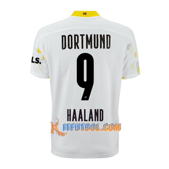Camiseta Futbol Dortmund BVB (Haaland 9) Tercero 2021/2022