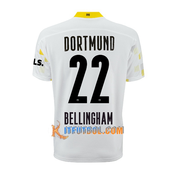 Camiseta Futbol Dortmund BVB (Bellingham 22) Tercero 2021/2022