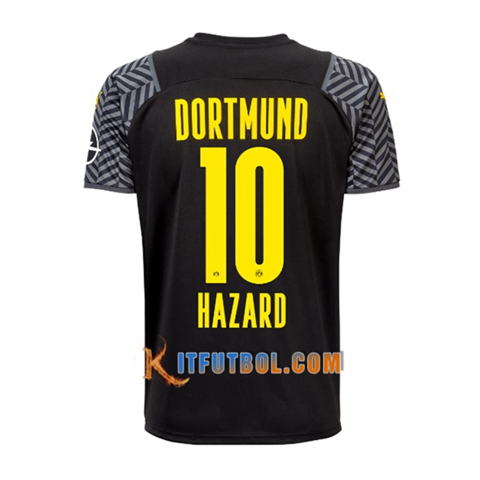 Camiseta Futbol Dortmund BVB (Hazard 10) Alternativo 2021/2022