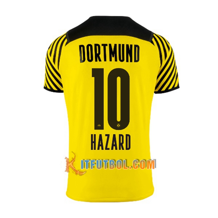 Camiseta Futbol Dortmund BVB (Hazard 10) Titular 2021/2022