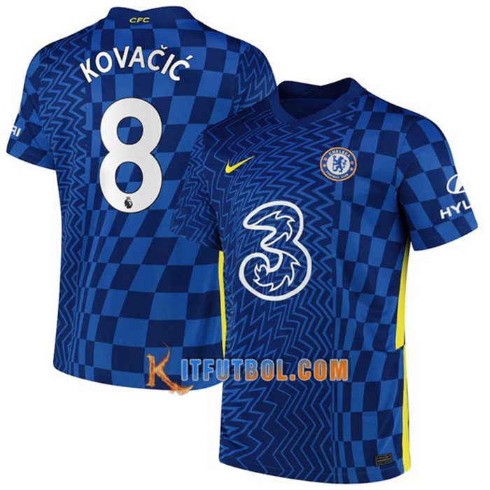 Camiseta Futbol FC Chelsea (Kovacic 8) Titular 2021/2022