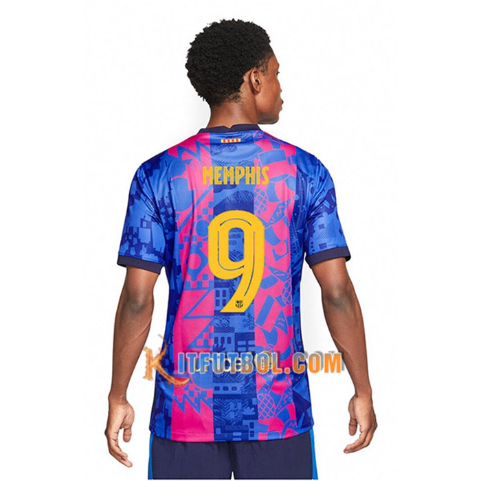Camiseta Futbol FC Barcelona (Memphis 9) Tercero 2021/2022