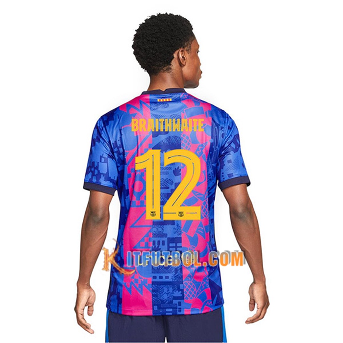 Camiseta Futbol FC Barcelona (Martin Brathwaie 12) Tercero 2021/2022