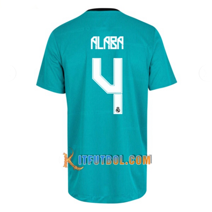 Camiseta Futbol Real Madrid (Alaba 4) Tercero 2021/2022