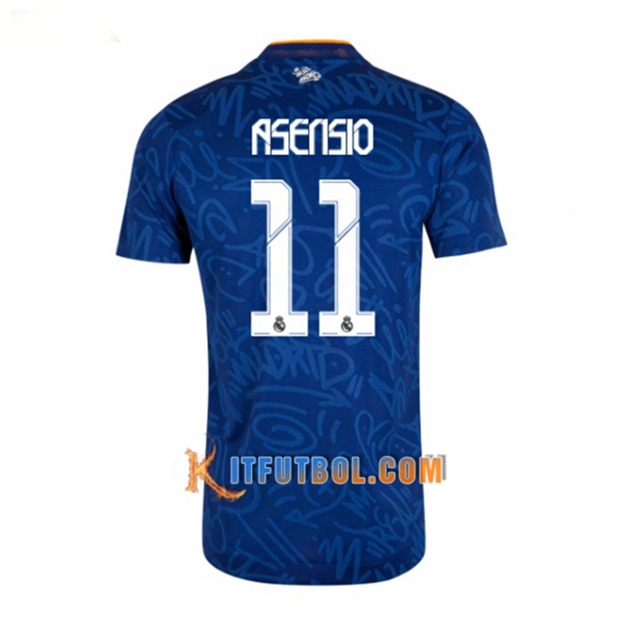 Camiseta Futbol Real Madrid (Asensio 11) Alternativo 2021/2022