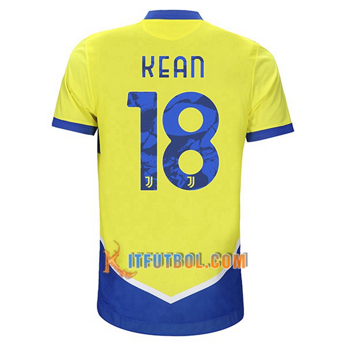 Camiseta Futbol Juventus (KEAN 18) Tercero 2021/2022