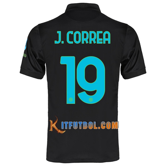 Camiseta Futbol Inter Milan (J.CORREA 19) Tercero 2021/2022