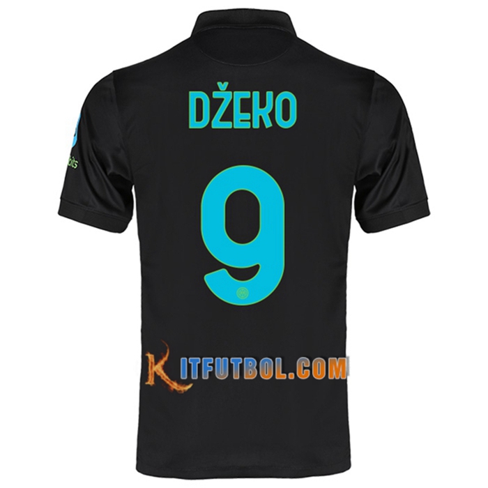 Camiseta Futbol Inter Milan (DZEKO 9) Tercero 2021/2022