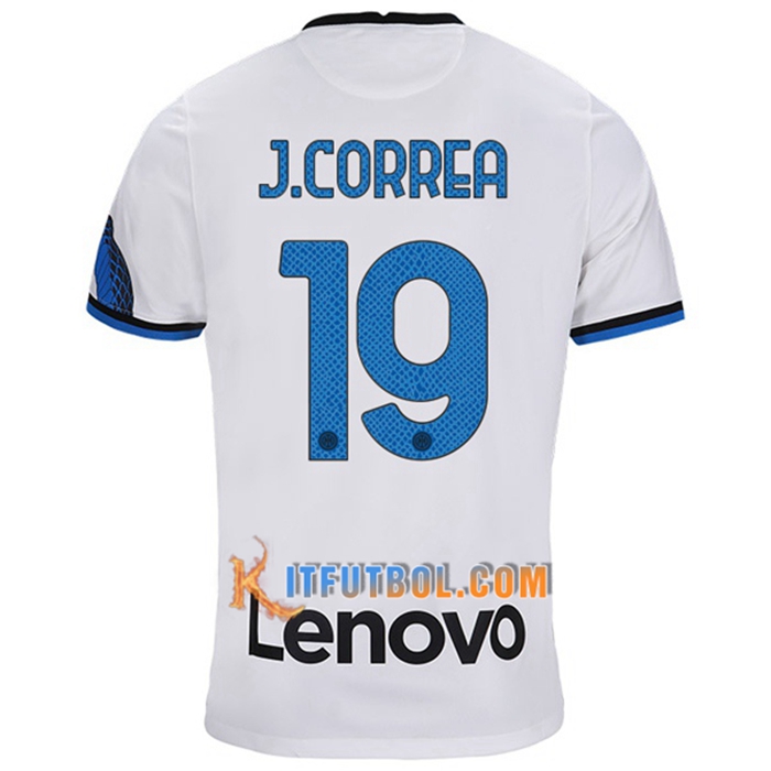 Camiseta Futbol Inter Milan (J.CORREA 19) Alternativo 2021/2022