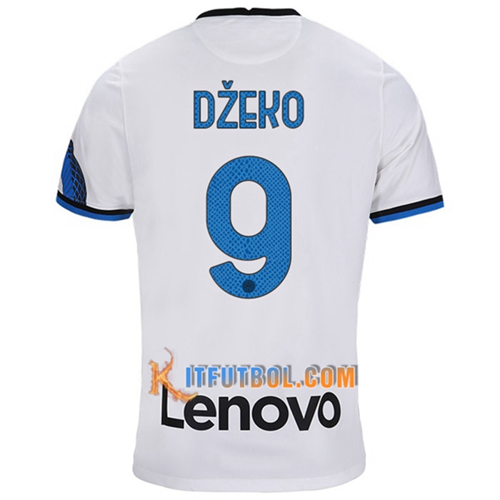 Camiseta Futbol Inter Milan (DZEKO 9) Alternativo 2021/2022
